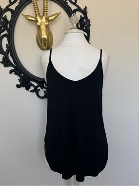 Z Supply Black V-Neck Spaghetti Strap Camisole